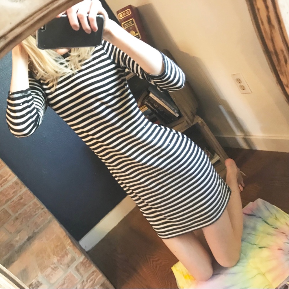 Express striped dress